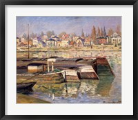 Framed Seine at Asnieres, 1873