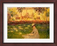 Framed Woman in a Garden, 1876