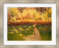 Framed Woman in a Garden, 1876