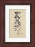Framed Groom in a top hat, 1857