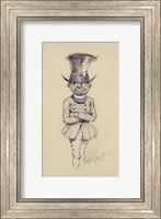 Framed Groom in a top hat, 1857