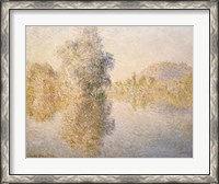 Framed Early Morning on the Seine at Giverny, 1893