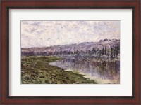 Framed Seine and the Hills of Chantemsle, 1880
