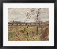 Framed Gennevilliers Plain, 1877
