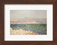 Framed Gulf of Antibes, 1888