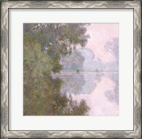 Framed Morning on the Seine, near Giverny, 1896