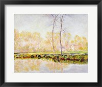 Framed Banks of the River Epte at Giverny, 1887