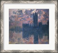 Framed Houses of Parliament, Sunset, 1902