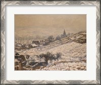 Framed Winter in Giverny, 1885