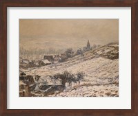 Framed Winter in Giverny, 1885
