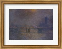 Framed Charing Cross Bridge, The Thames