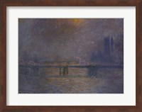 Framed Charing Cross Bridge, The Thames