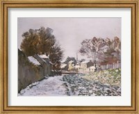 Framed Snow at Argenteuil, c.1874