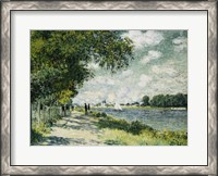 Framed Seine at Argenteuil, 1875