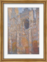 Framed Rouen Cathedral, Facade, 1894