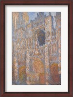 Framed Rouen Cathedral, Facade, 1894