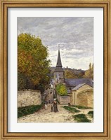 Framed Street in Sainte-Adresse, 1868-70