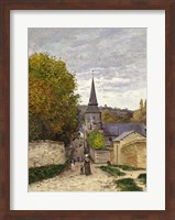 Framed Street in Sainte-Adresse, 1868-70