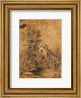Framed La Lezarde shores, 1856