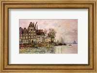 Framed Port of Amsterdam
