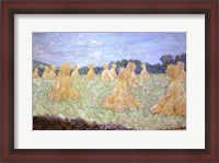 Framed Haystacks, The young Ladies of Giverny, Sun Effec