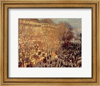 Framed Boulevard des Capucines, 1873