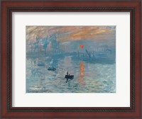 Framed Impression: Sunrise, 1872