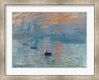 Framed Impression: Sunrise, 1872