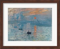 Framed Impression: Sunrise, 1872