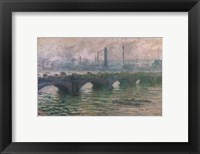 Framed Waterloo Bridge, 1901