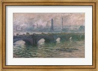 Framed Waterloo Bridge, 1901