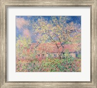 Framed Springtime at Giverny, c.1880
