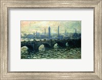Framed Waterloo Bridge, 1902