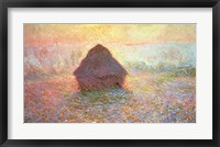 Framed Haystack, Hazy Sunshine, 1891