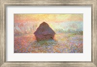 Framed Haystack, Hazy Sunshine, 1891