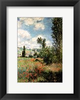 Framed Path through the Poppies, Ile Saint-Martin, Vetheuil, 1880