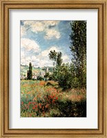 Framed Path through the Poppies, Ile Saint-Martin, Vetheuil, 1880