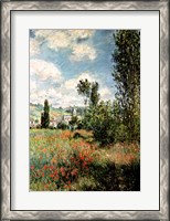 Framed Path through the Poppies, Ile Saint-Martin, Vetheuil, 1880