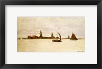 Framed Outer Harbour at Zaandam, 1871