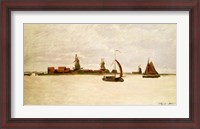 Framed Outer Harbour at Zaandam, 1871