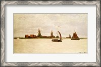 Framed Outer Harbour at Zaandam, 1871