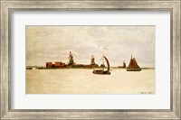 Framed Outer Harbour at Zaandam, 1871