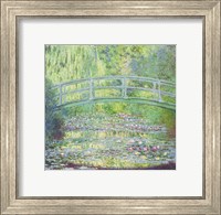 Framed Waterlily Pond with the Japanese Bridge, 1899
