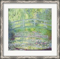 Framed Waterlily Pond with the Japanese Bridge, 1899