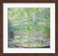 Framed Waterlily Pond with the Japanese Bridge, 1899