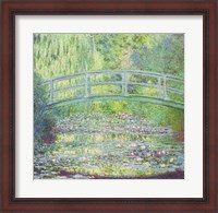 Framed Waterlily Pond with the Japanese Bridge, 1899