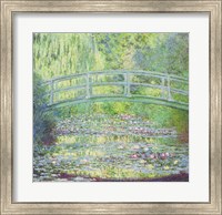 Framed Waterlily Pond with the Japanese Bridge, 1899