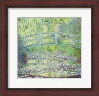 Framed Waterlily Pond with the Japanese Bridge, 1899