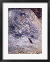 Framed Camille Monet on her Deathbed