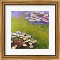 Framed Waterlilies, Harmony in Blue, 1914-17